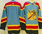 Men's Florida Panthers Blank Blue 2022 Reverse Retro Authentic Jersey,baseball caps,new era cap wholesale,wholesale hats
